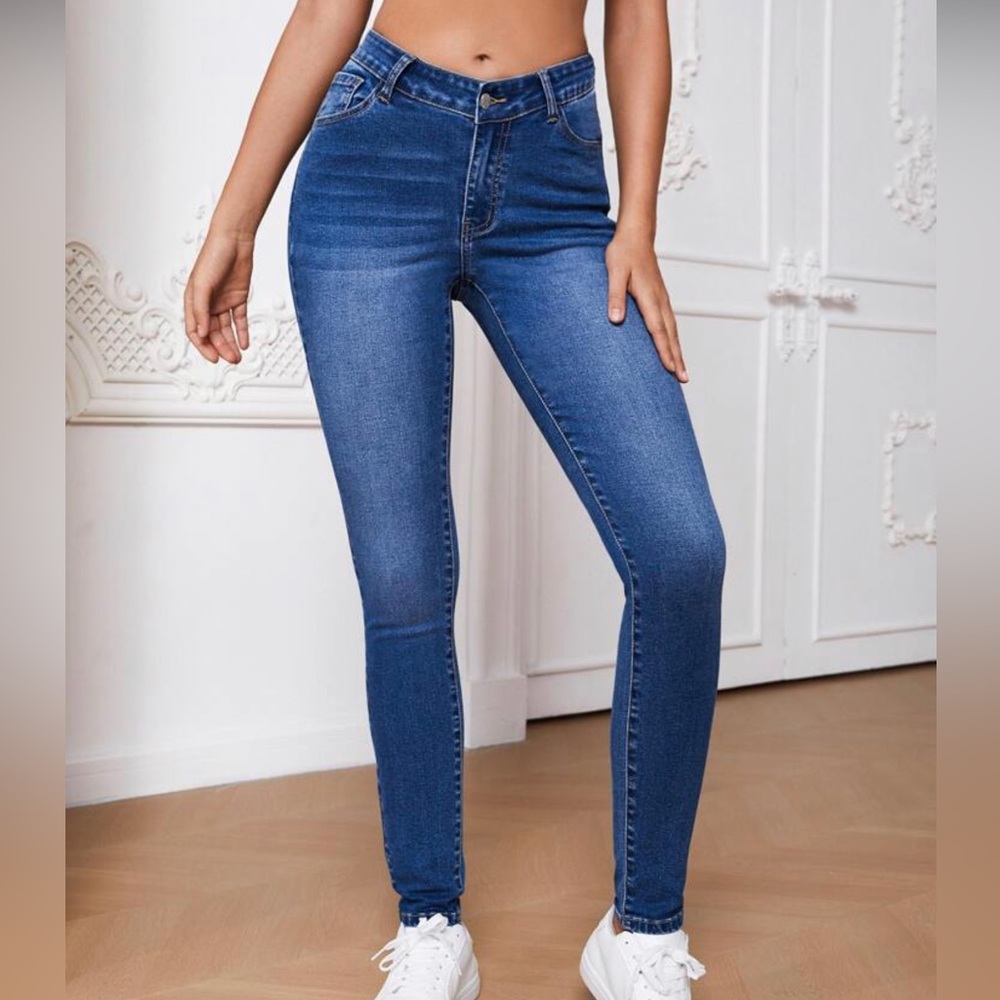 Tall High Waisted, Skinny Jeans.